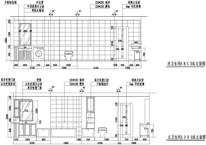 某地区现代多层住宅建筑设计施工详细方案CAD图纸_图1