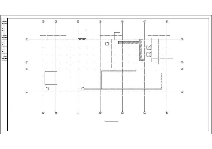 1.2万平米十三层高档商务酒店建筑设计CAD图纸_图1