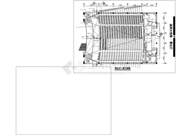 北京市朝阳区某高档酒店大堂装修设计CAD图纸-图二