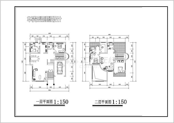 重庆某山庄别墅方案CAD详细大样设计图纸-图一