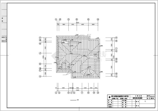 太原市南径新村某2层砖混结构单体乡村别墅平立面设计CAD图纸-图二