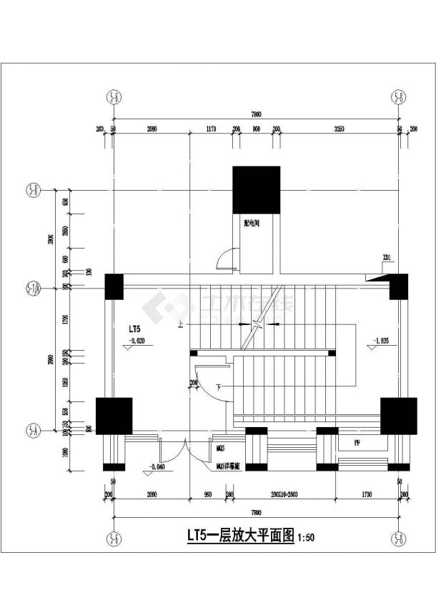 [深圳]某体育运动学校二层综合训练馆建筑施工图（大运会场馆）cad图纸-图一
