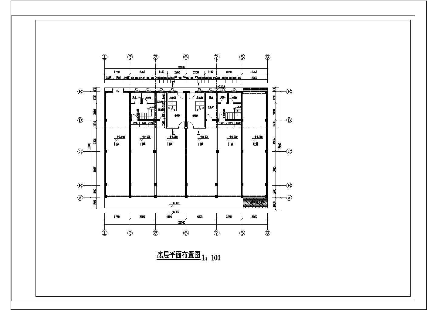 某蔡宅豪华私人住宅全套设计CAD施工图纸