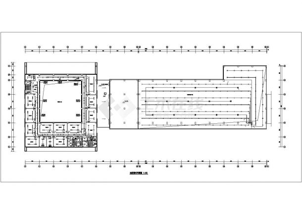 办公楼超全弱电系统新设计施工图纸（政务中心区会议区餐饮区地下室）-图一