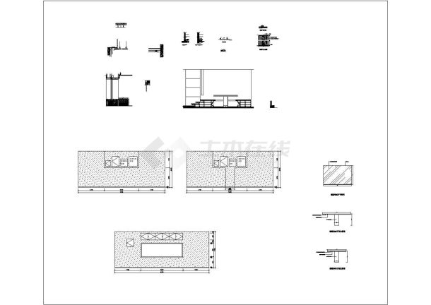 某新理念餐厅施工CAD设计构造节点图-图一