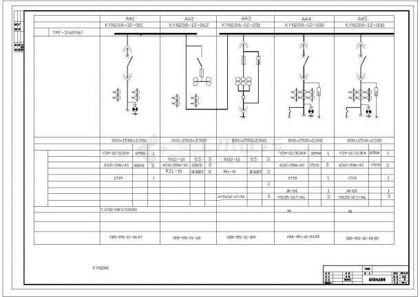 某办公楼强电设计方案CAD图-图一