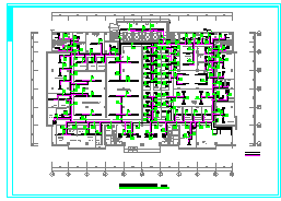 某办公楼整套空调设计cad平面施工图纸_图1
