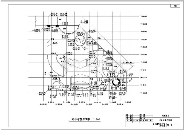 私家花园全套设计CAD施工图（含设计说明）-图一
