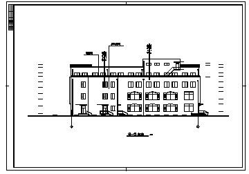 商场设计_某四层框架结构带地下室中型商场建筑施工cad图纸_图1