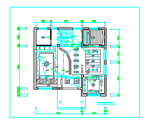某别墅室内装修施工设计CAD图