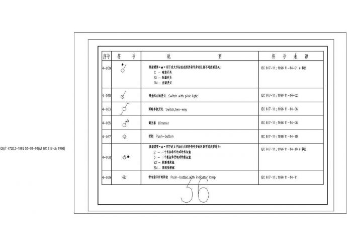 国家标准图集-电气图例cad版本_图1