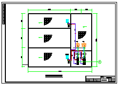 某厂房空调施工cad设计图纸_图1
