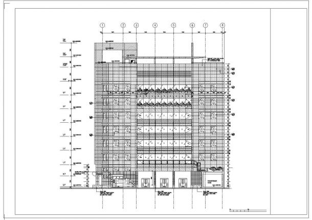 综合：传染病医院建筑施工图【（英文版）14个CAD文件】-图一