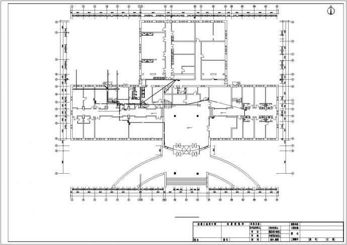 某3层建筑物电气施工设计图_图1