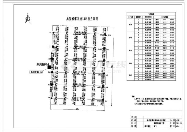 土地整理项目工程cad竣工图纸-图一