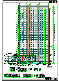 江阴某地二十四层办公楼建筑设计方案施工图_图1