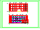 某三层社区服务中心办公楼建筑设计全套施工图纸_图1