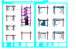 [四川]3层钢混框架结构大学食堂建筑结构cad全套施工图纸-图一