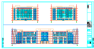 5层钢混框架结构大学图书馆建筑结构全套施工图_图1