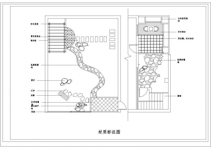 某花园庭院景观CAD设计构造完整绿化组图_图1