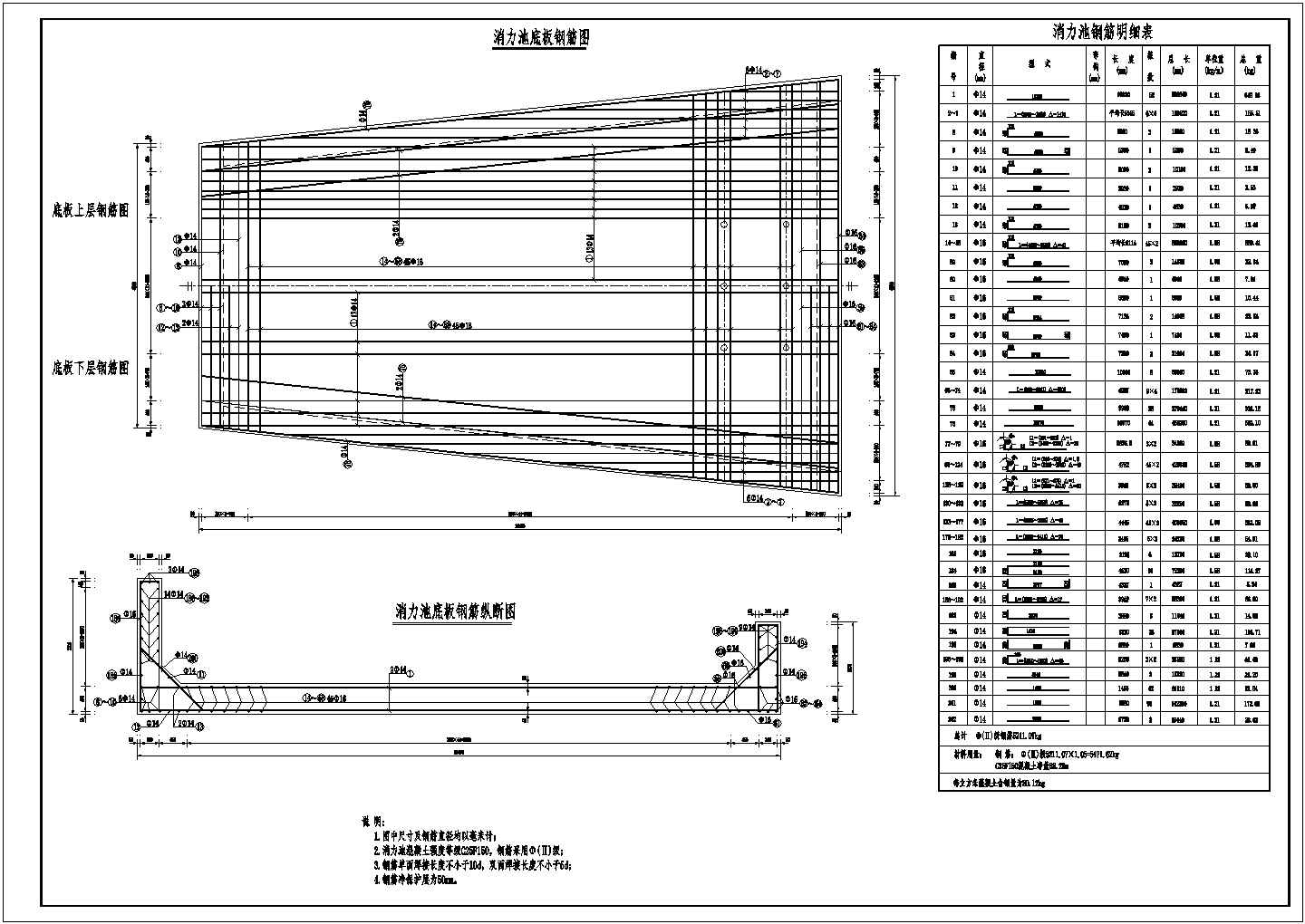 渡槽设计_南水北调工程渡槽结构施工CAD图
