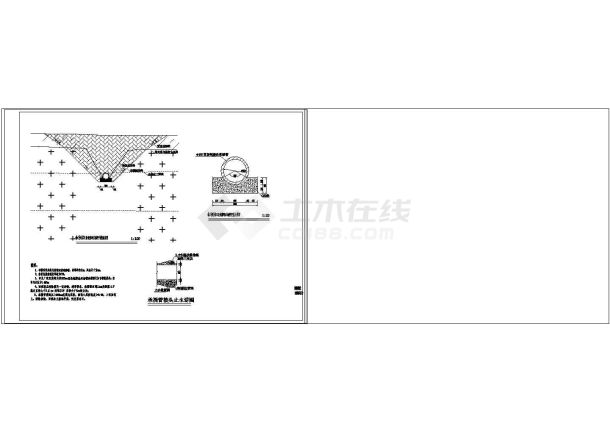 [湖南]小(一)型水库除险加固工程cad施工图(输水隧洞)-图一