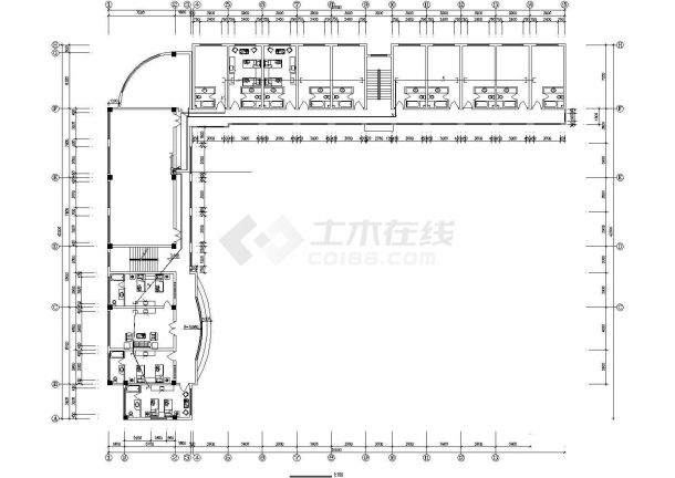 高层财政楼电气系统规划CAD套图-图二
