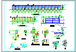 某大型钢结构原料库房整套cad结构设计图_图1