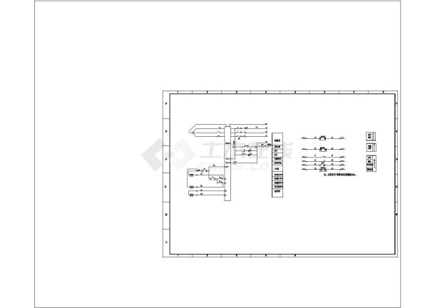 电厂脱硝项目全套二次施工图纸cad-图二