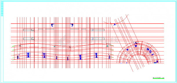某大型商场全套规划设计CAD方案图纸-图二
