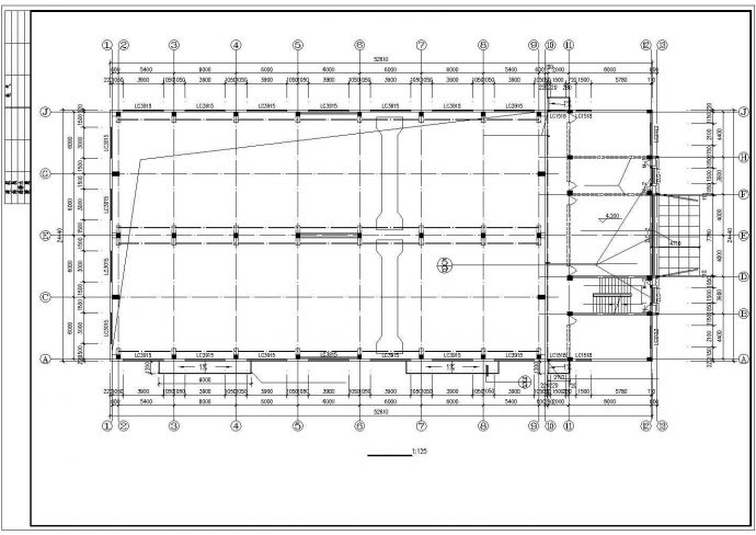 某工厂厂房及办公楼全套建筑设计CAD施工图_图1