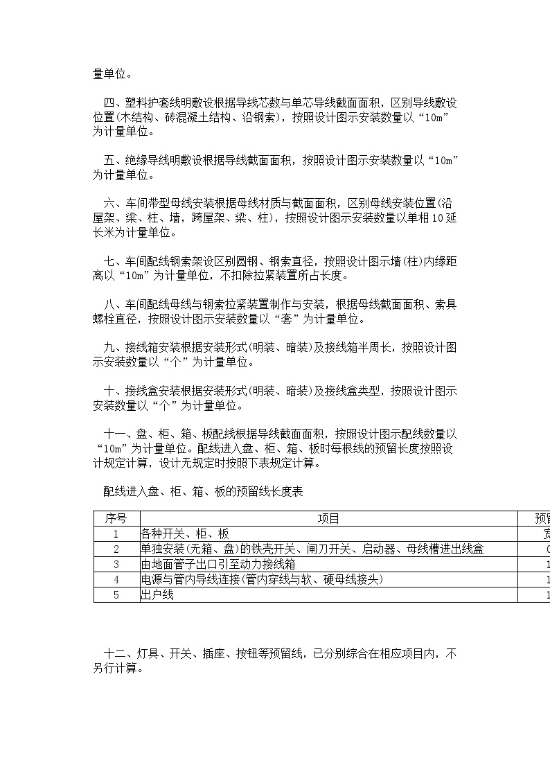 吉林省安装工程计价定额(JLJD-AZ-2019)C.4.13 配线工程-图二