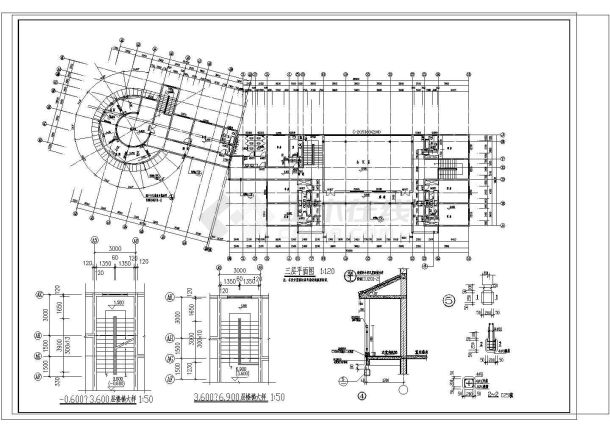 遵义某民居式度假村招待所建筑施工图-图一