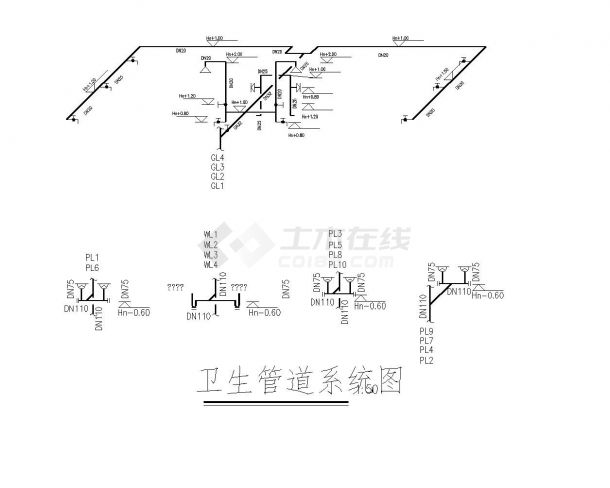 广州市医药职业学校白云校区施工图-图一