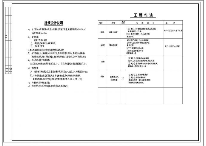 某小区地下车库设计cad全套建筑施工图（含设计说明）_图1