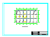 三层厂房建筑工程量计算实例（含CAD图纸）-图二
