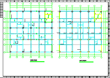 某底框住宅专混结构施工cad设计图-图二