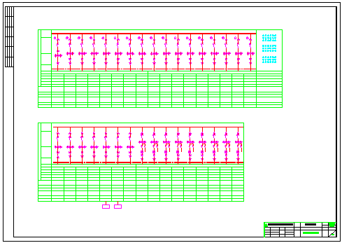 某电厂高压配电系统全套设计CAD施工图纸-图一