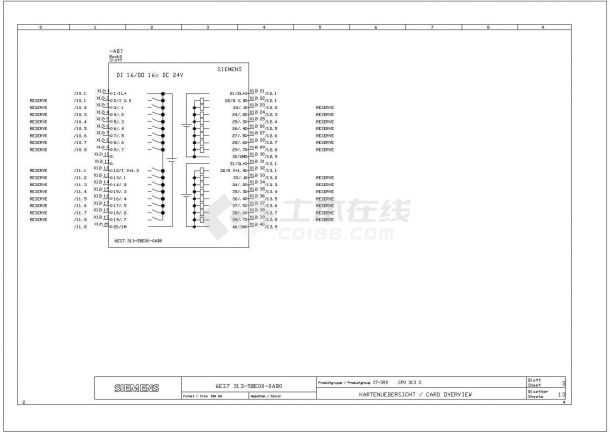西门子S7-300 AUTO CAD-图一
