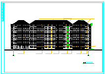 某多层住宅建筑CAD设计图纸-图一