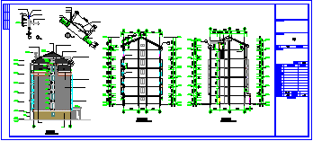 某多层住宅楼的全套建筑cad设计图纸