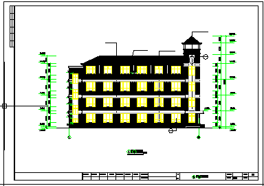 某儿童福利院建筑cad设计施工图（全套）_图1