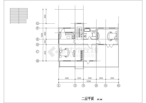 马鞍山市某村镇257平2层砖混结构乡村别墅平面设计CAD图纸（含阁楼）-图一