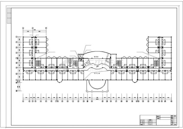 豪华温泉酒店照明电气系统设计CAD参考图-图一