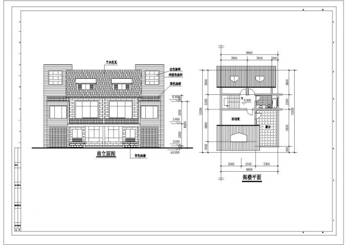 某几套别墅户型设计CAD详细施工平面方案图_图1