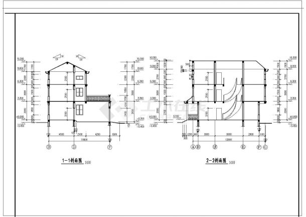 某私宅设计建筑CAD详细大样完整施工图-图一