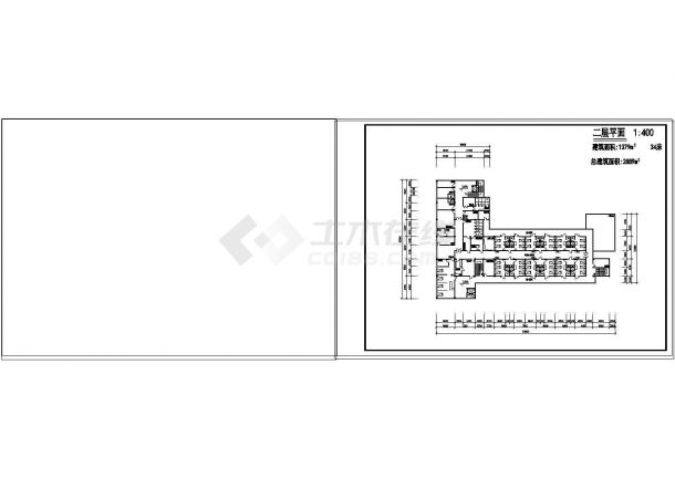 韶关粤北第二人民医院传染病房楼设计cad方案图纸-图一