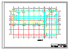 某四层框架结构教学楼建筑工程量计算实例（含CAD图）-图二