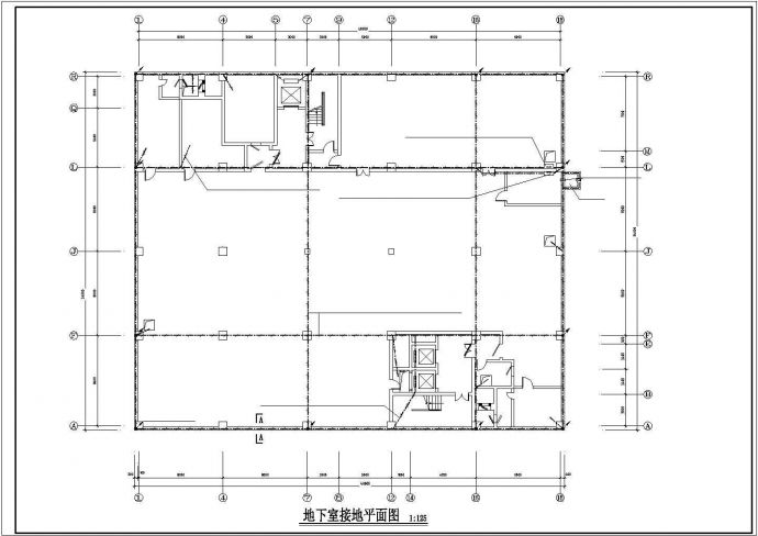 某地区地下人防车库全套电气设计施工图_图1