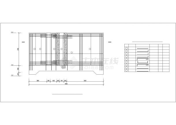 一整套水闸水工部分设计施工图CAD-图二